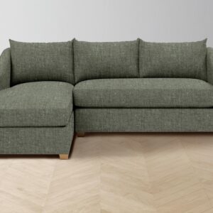 The Sullivan Sectional - Heritage Belgian Linen Thyme