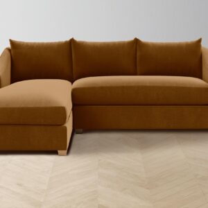 The Sullivan Sectional - Mohair Brown Sugar