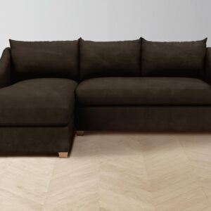The Sullivan Sectional - Nubuck Leather Espresso