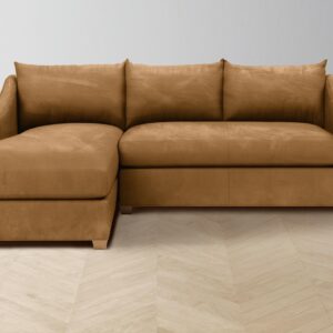 The Sullivan Sectional - Nubuck Leather Saddle
