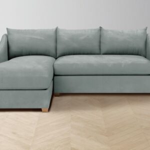 The Sullivan Sectional - Nubuck Leather Tide