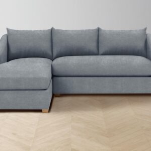 The Sullivan Sectional - Performance Mélange Weave Aegean