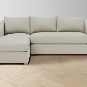 The Sullivan Sectional - Performance Stonewashed Linen Dew