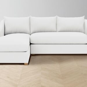 The Sullivan Sectional - Performance Linen Weave Pure White