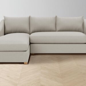 The Sullivan Sectional - Performance Textured Linen Flax