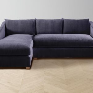 The Sullivan Sectional - Performance Velvet Flannel