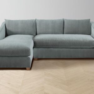 The Sullivan Sectional - Performance Velvet Seafoam