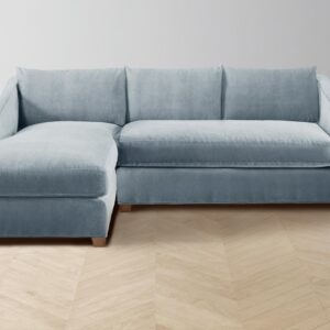 The Sullivan Sectional - Performance Velvet Sky