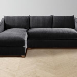 The Sullivan Sectional - Performance Velvet Slate