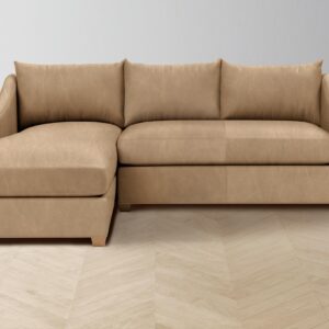 The Sullivan Sectional - Tuscan Leather Camel