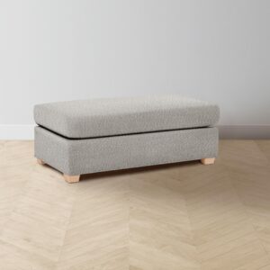 The Sullivan Ottoman - Italian Bouclé Fossil