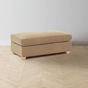 The Sullivan Ottoman - Mohair Almond