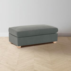 The Sullivan Ottoman - Mohair Fog