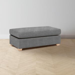 The Sullivan Ottoman - Performance Mélange Weave Night