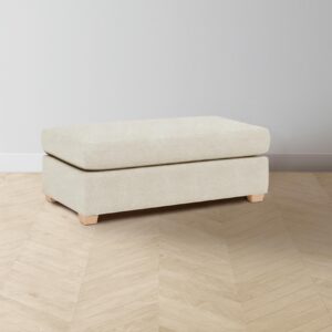 The Sullivan Ottoman - Performance Mélange Weave Shell