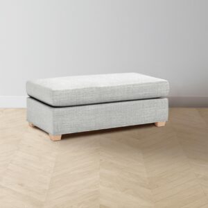 The Sullivan Ottoman - Performance Textured Tweed Dove