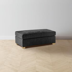 The Sullivan Ottoman - Performance Tweed Char