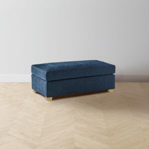 The Sullivan Ottoman - Performance Tweed Denim