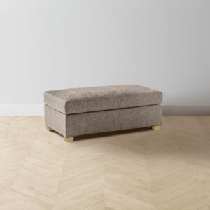 The Sullivan Ottoman - Performance Tweed Oatmeal