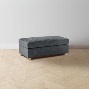 The Sullivan Ottoman - Performance Tweed Smoke