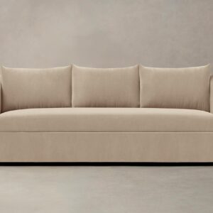 The Sullivan Sleeper Sofa - Performance Velvet Taupe