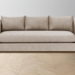 The Sullivan Sofa - Nubuck Leather Fawn