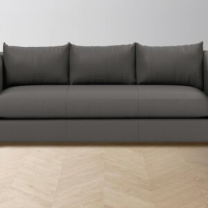 The Sullivan Sofa - Pebbled Leather Ash