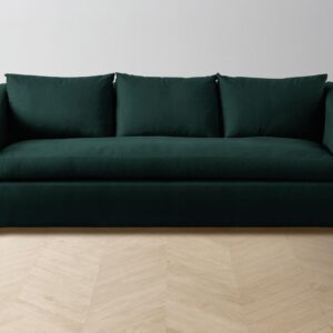 The Sullivan Sofa - Performance Velvet Emerald