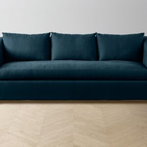 The Sullivan Sofa - Performance Velvet Lagoon