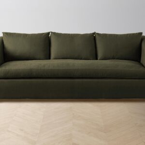 The Sullivan Sofa - Performance Velvet Olive
