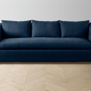 The Sullivan Sofa - Performance Velvet Sapphire