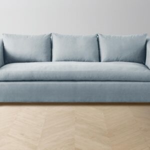 The Sullivan Sofa - Performance Velvet Sky
