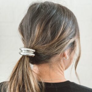 tezza-8674.jpg Silver Hair Tie Cuff