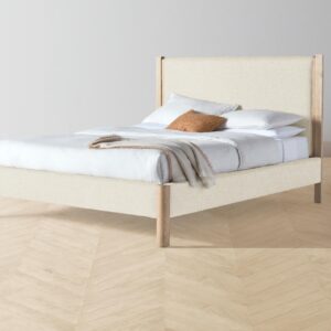 The Thompson Bed - Italian Bouclé White