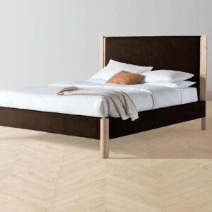 The Thompson Bed - Mohair Chocolate