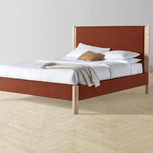 The Thompson Bed - Mohair Spice