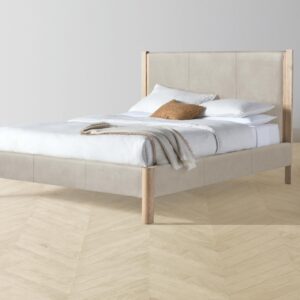 The Thompson Bed - Nubuck Leather Sail
