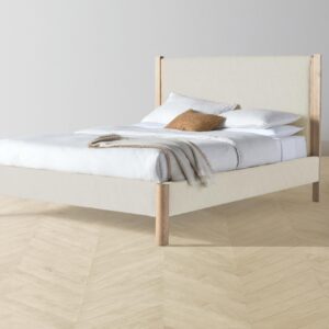 The Thompson Bed - Performance Linen Weave Flour