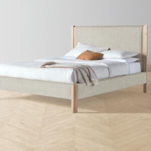 The Thompson Bed - Performance Stonewashed Linen Dew