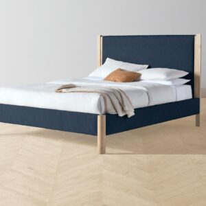 The Thompson Bed - Performance Linen Weave Bay