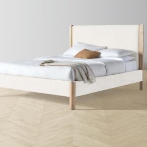 The Thompson Bed - Performance Textured Tweed Snow