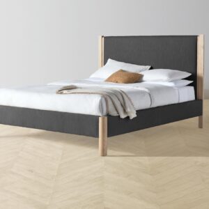 The Thompson Bed - Performance Tweed Char