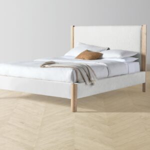 The Thompson Bed - Performance Tweed Salt