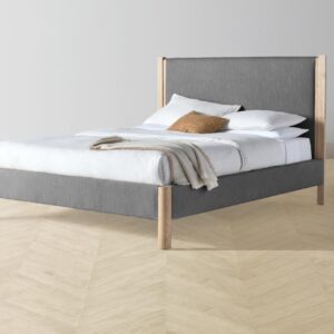 The Thompson Bed - Performance Tweed Smoke