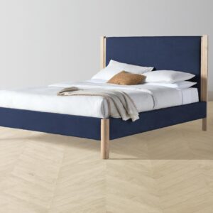 The Thompson Bed - Performance Velvet Midnight