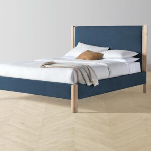The Thompson Bed - Performance Velvet Sapphire