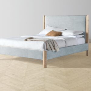 The Thompson Bed - Performance Velvet Sky