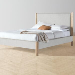 The Thompson Bed - Performance Woven Chenille Steel