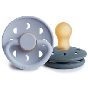 Moon Baby Pacifiers (POWDER BLUE / SLATE)