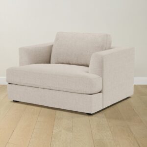 The Varick Chair-and-a-Half - Heritage Belgian Linen Summit